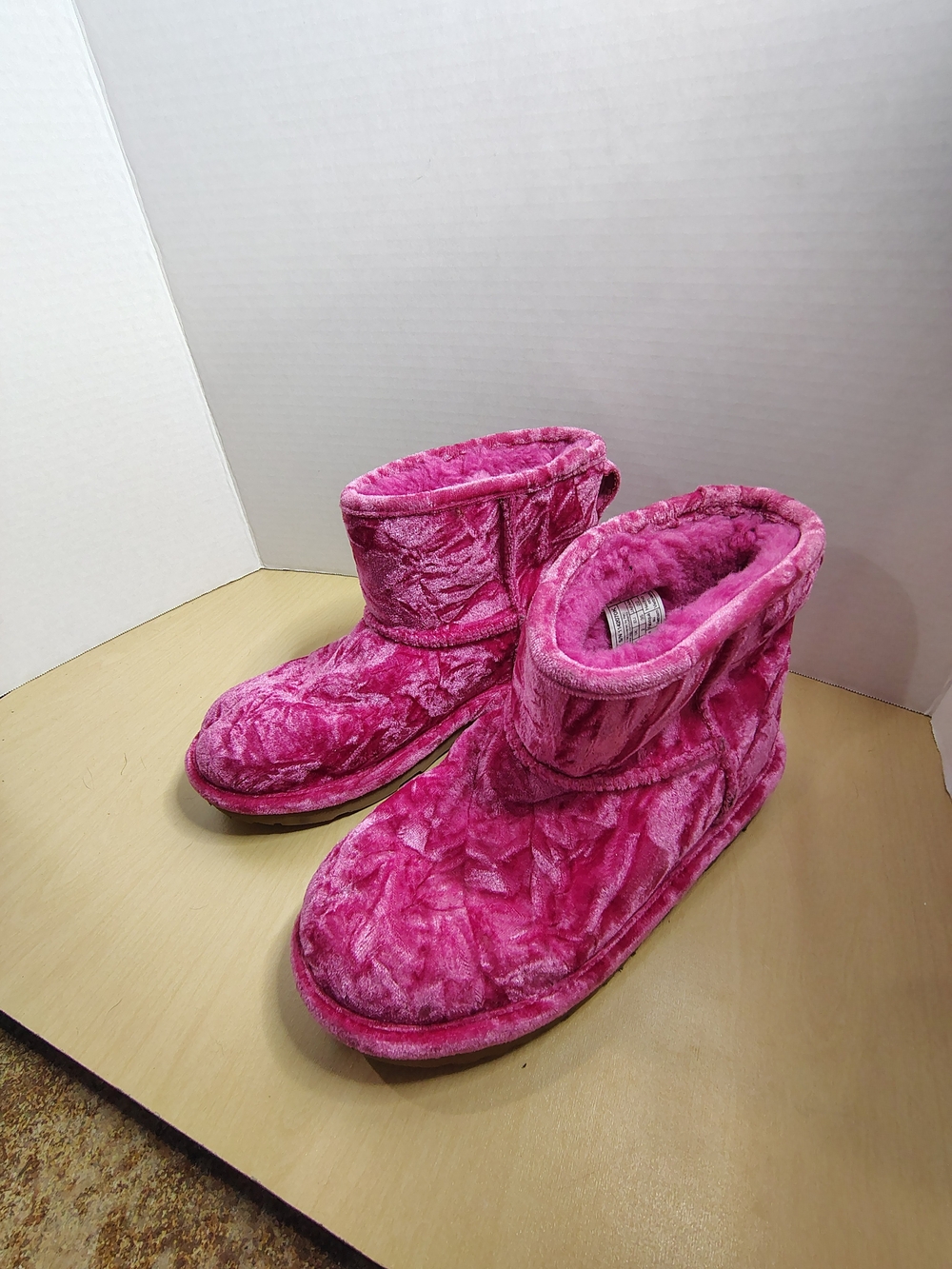 UGG Hot Pink Plush Short Booties